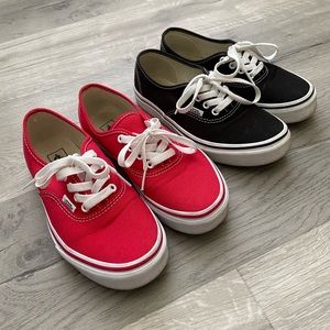 Vans authentic shoes ***RED ONES*****